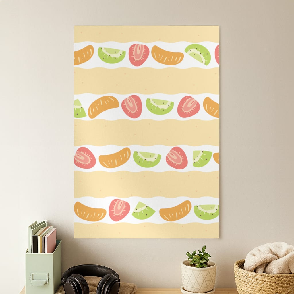 Fruit Sando Pattern Poster