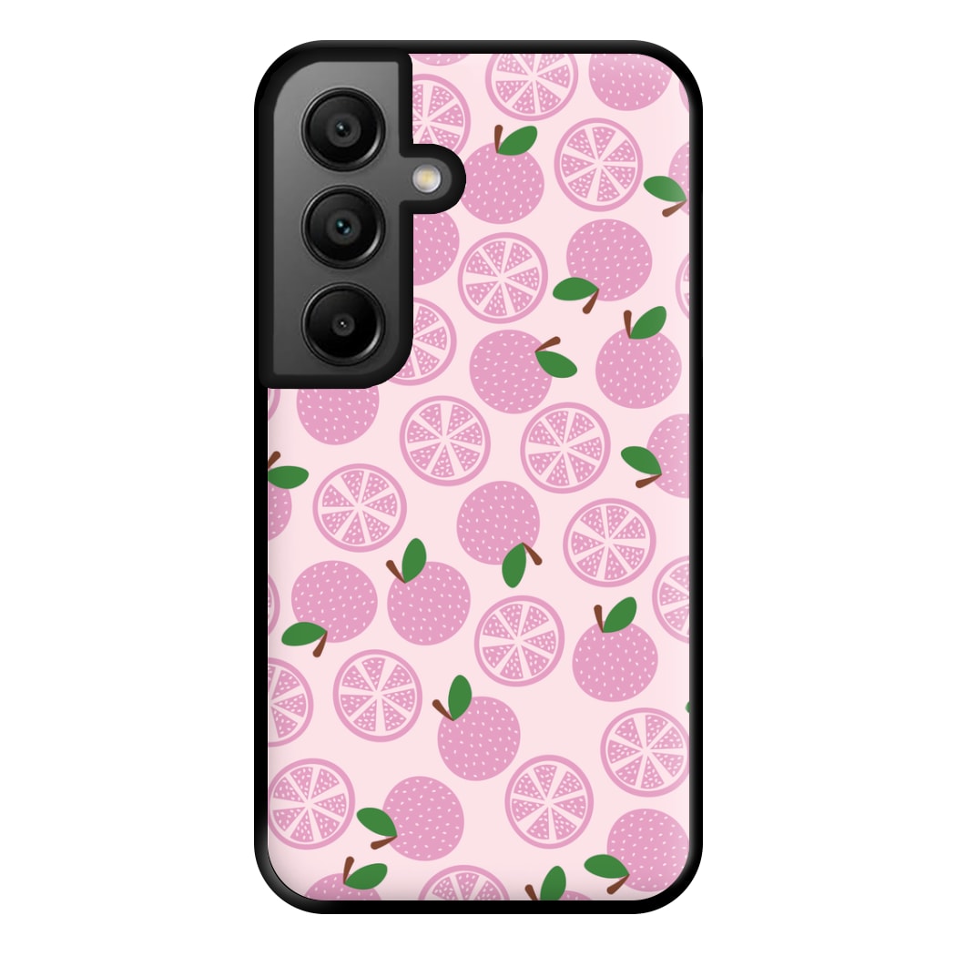 Textured Grapefruit Pattern Phone Case for Galaxy A56