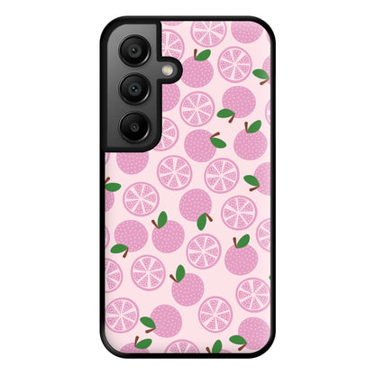 Textured Grapefruit Pattern Phone Case for Galaxy A56