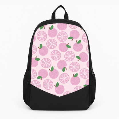 Textured Grapefruit Pattern Large Backpack