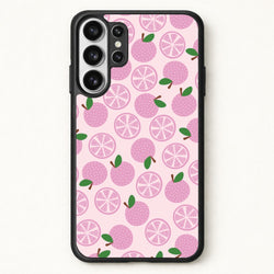 Textured Grapefruit Pattern Phone Case for Galaxy S26 Ultra