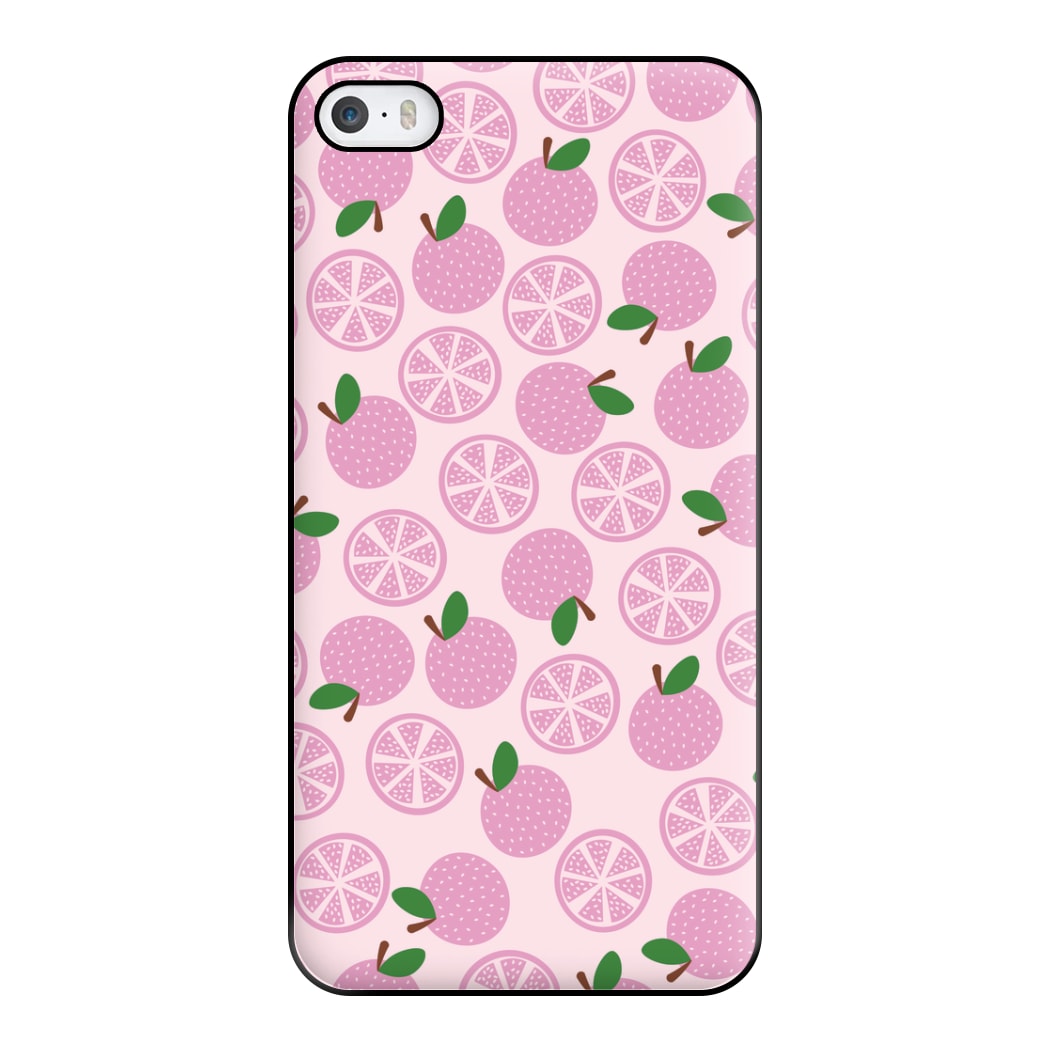 Textured Grapefruit Pattern Phone Case for iPhone 5 / 5s / SE 2016