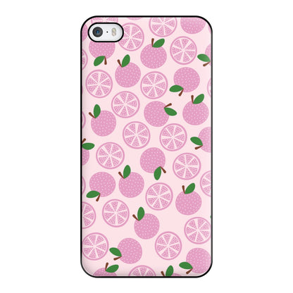 Textured Grapefruit Pattern Phone Case for iPhone 5 / 5s / SE 2016