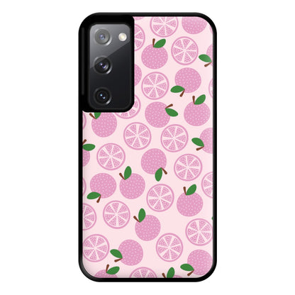 Textured Grapefruit Pattern Phone Case for Galaxy S20FE