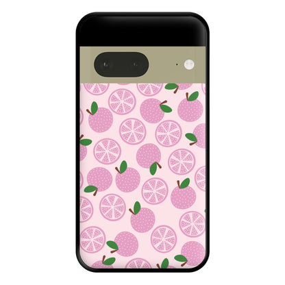 Textured Grapefruit Pattern Phone Case for Google Pixel 7a