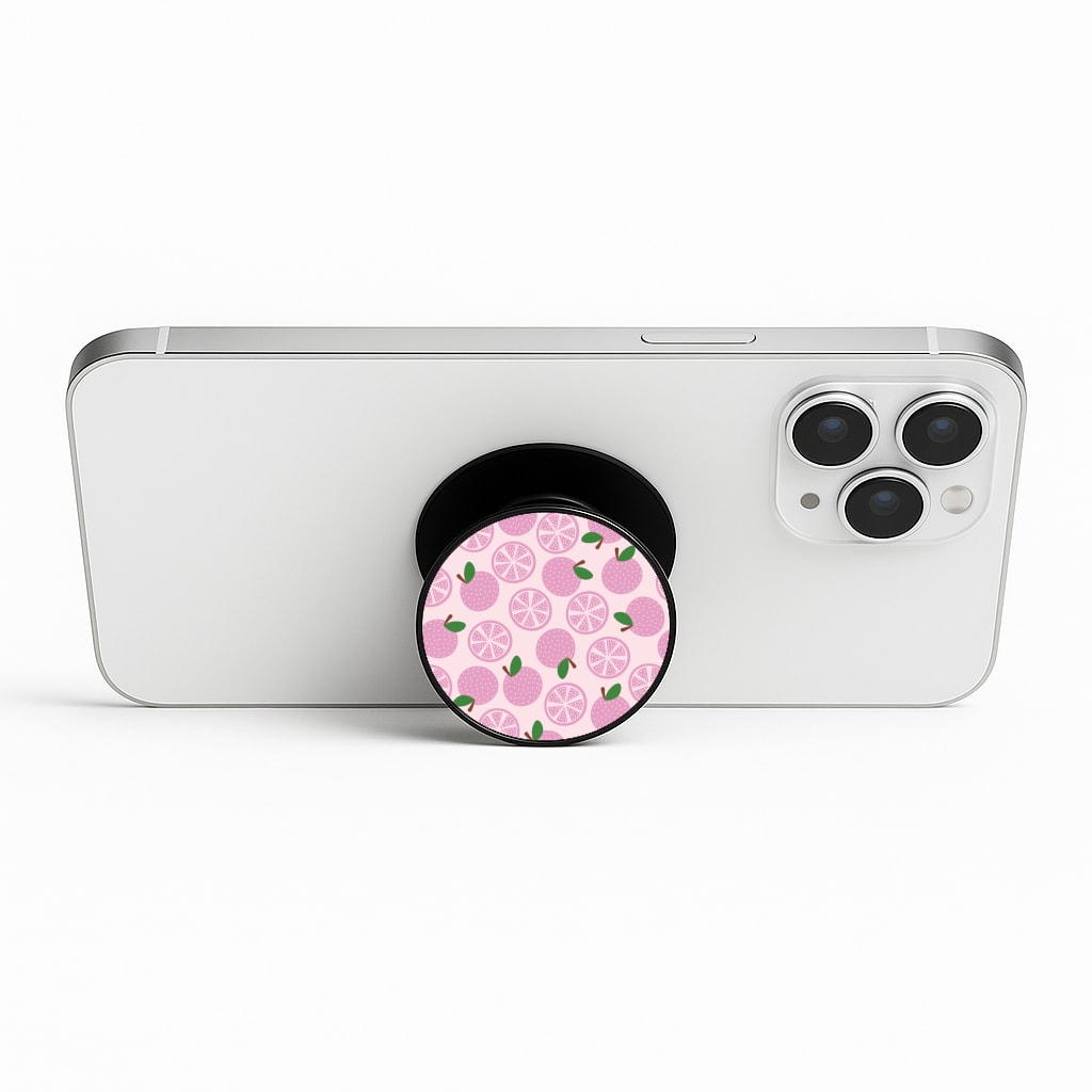 Textured Grapefruit Pattern Phone Stand