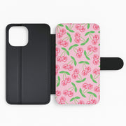 Disco Cherries Pattern Flip / Wallet Phone Case 2