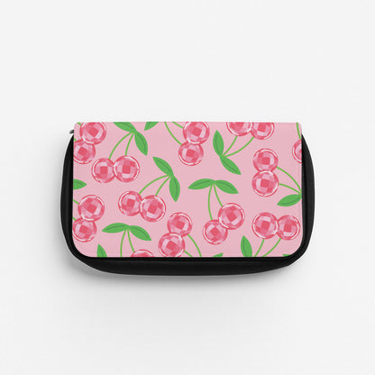 Disco Cherries Pattern Pencil Case
