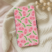 Disco Cherries Pattern Flip / Wallet Phone Case 5