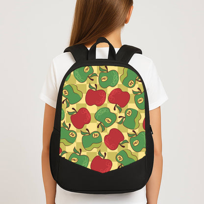 Artsy Apples Pattern Large School Bag