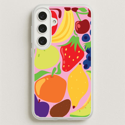 Abstract Fruits Phone Case for Galaxy S25FE