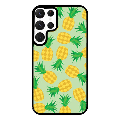 Pineapples Pattern Phone Case for Galaxy S22 Ultra
