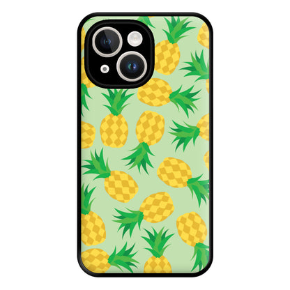 Pineapples Pattern Phone Case for iPhone 14 Plus