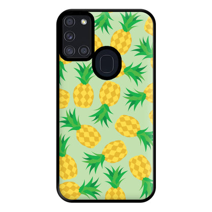 Pineapples Pattern Phone Case for Galaxy A21s