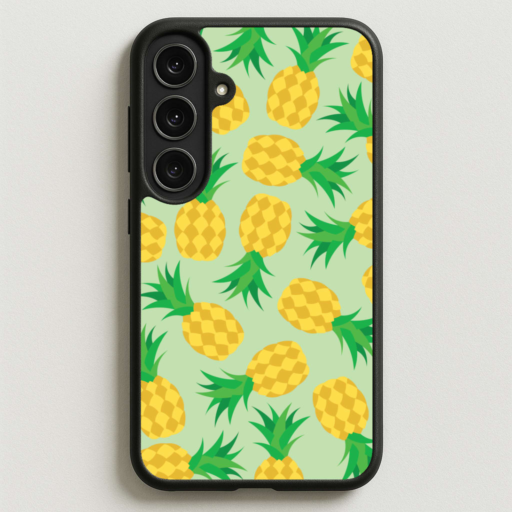 Pineapples Pattern Phone Case for Galaxy S25FE