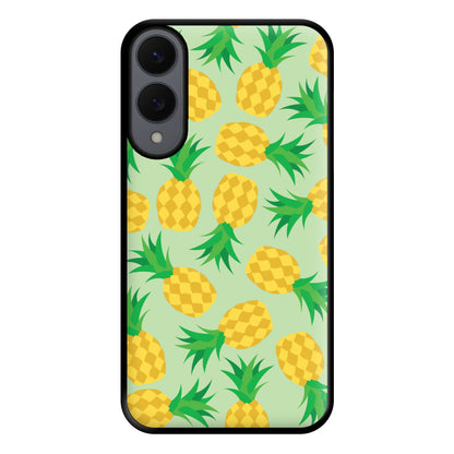Pineapples Pattern Phone Case for Galaxy S25 Edge