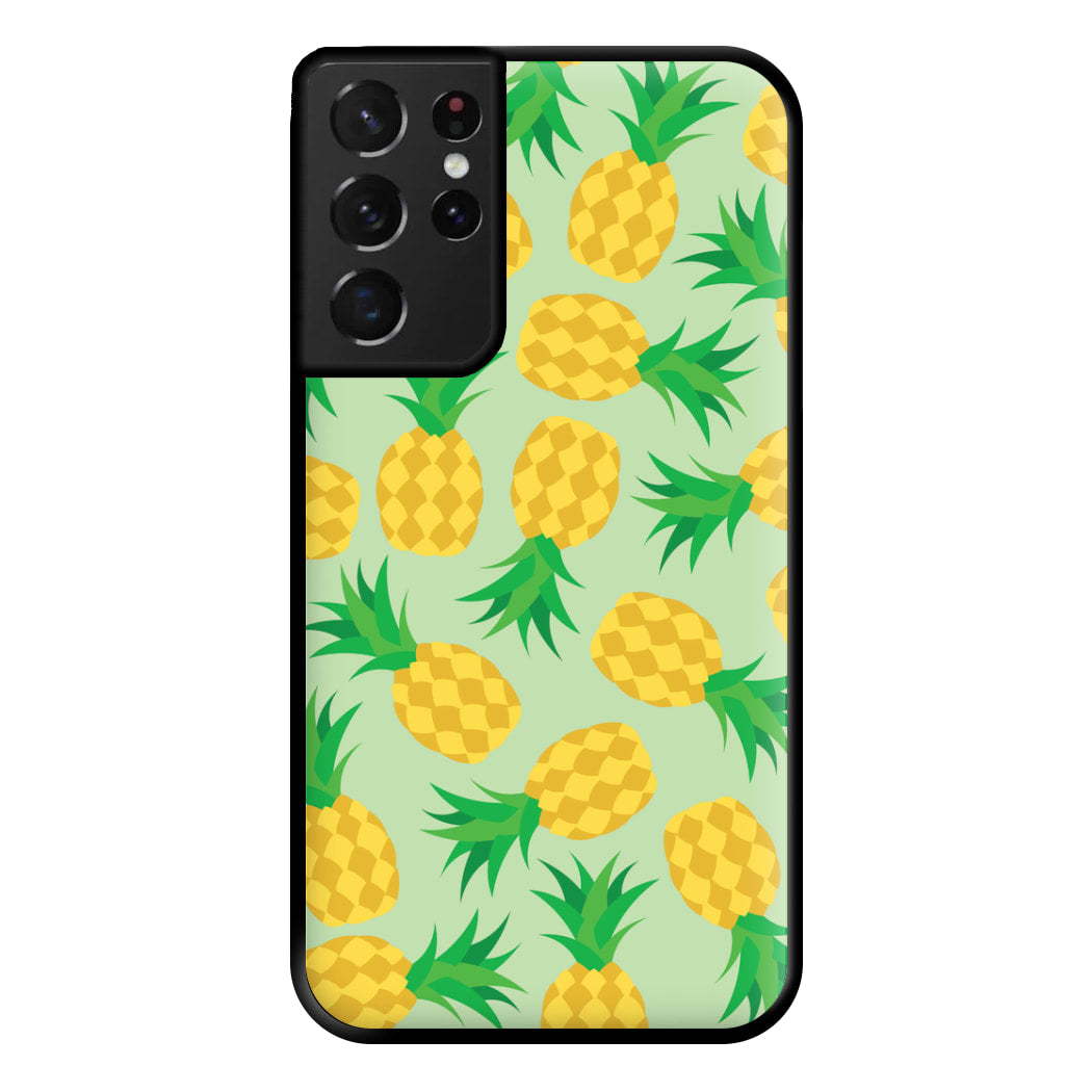 Pineapples Pattern Phone Case for Galaxy S21 Ultra