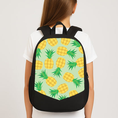 Pineapples Pattern Large School Bag