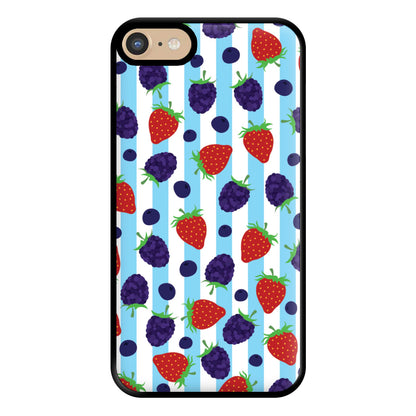 Stripes And Berries Phone Case for iPhone 6 / 7 / 8 / SE