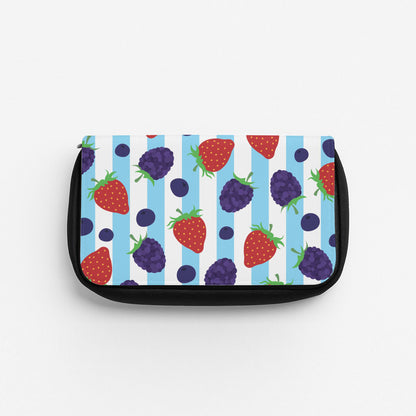 Stripes And Berries Pencil Case