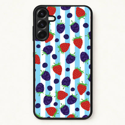 Stripes And Berries Phone Case for Galaxy A37