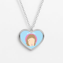 Oh My Christ! Heart Necklace