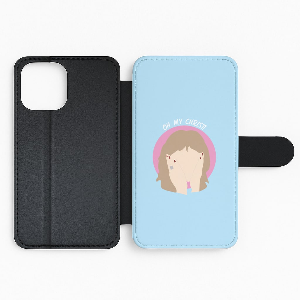 Oh My Christ! Flip Phone Case