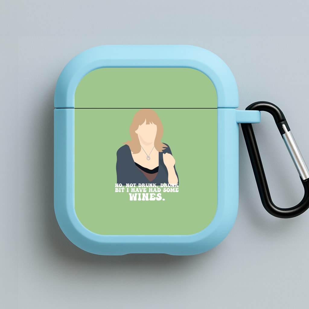 I Have Had Some Wines Blue AirPods Case