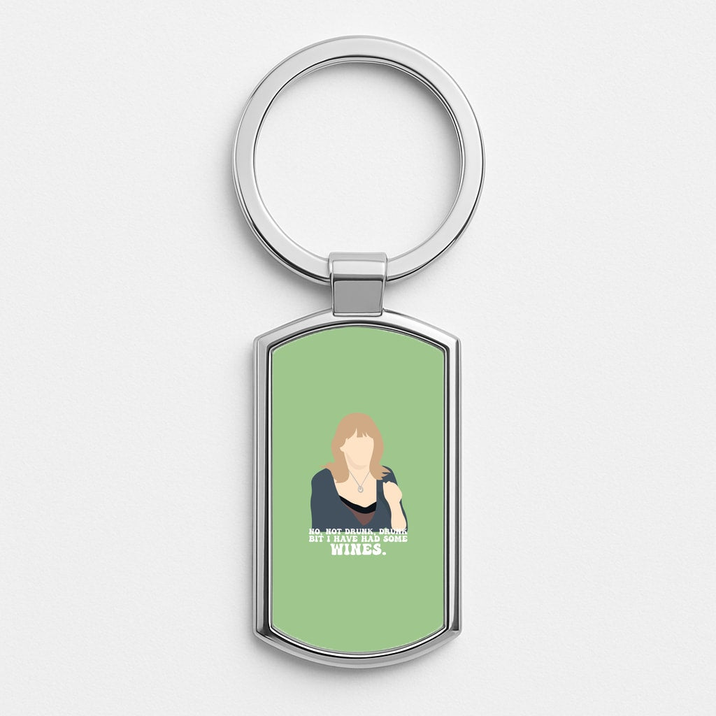 I Have Had Some Wines Luxury Keyring