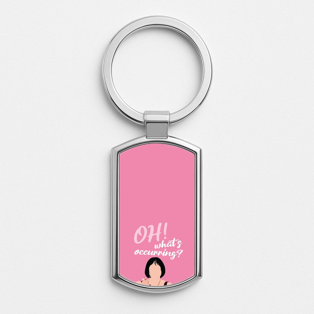 What's Occuring? Silver Keyring