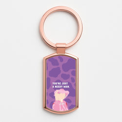 You're Just A Needy Man Rose Gold Keyring