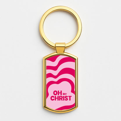 Oh My Gold Keyring