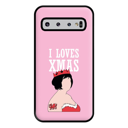 I Love Xmas Phone Case for Galaxy S10 Plus