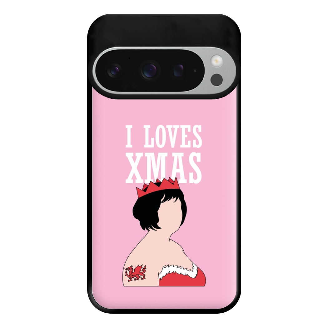 I Love Xmas Phone Case for Google Pixel 9 Pro XL