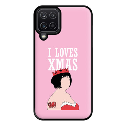 I Love Xmas Phone Case for Galaxy A12