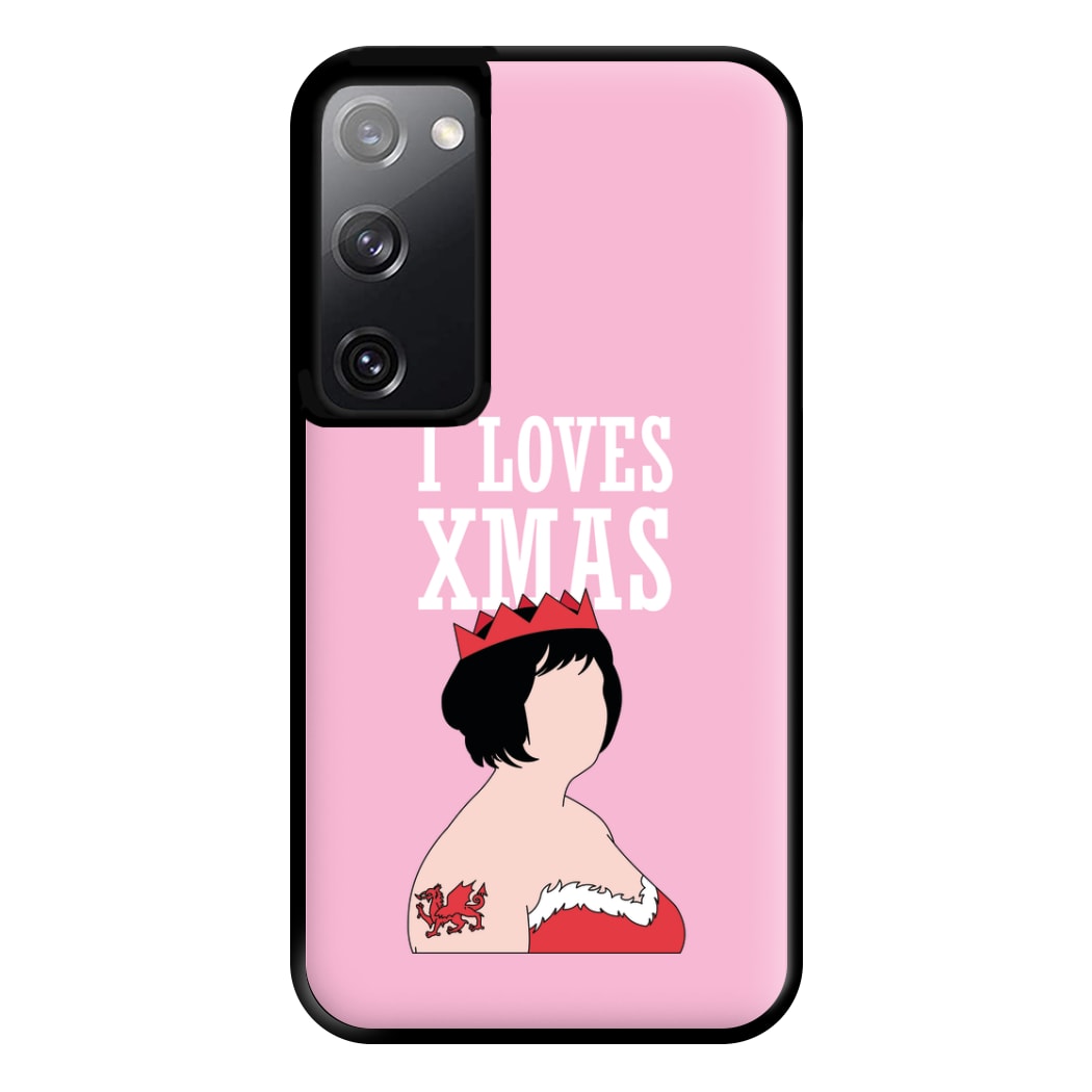 I Love Xmas Phone Case for Galaxy S20