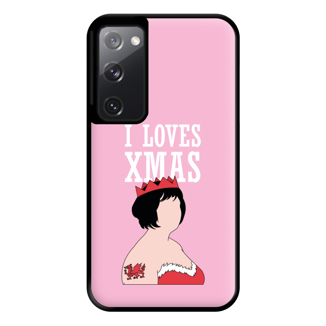 I Love Xmas Phone Case for Galaxy S20FE