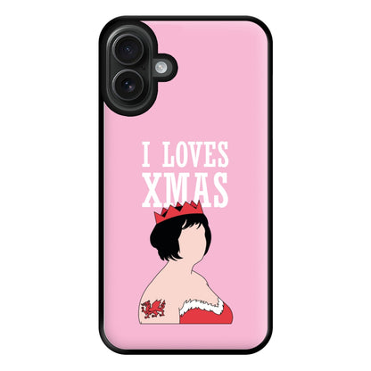 I Love Xmas Phone Case for iPhone 16 Plus