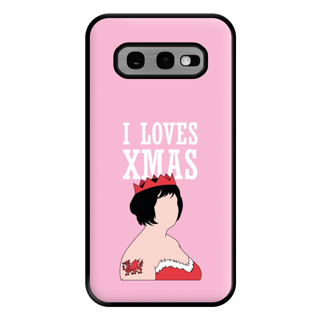 I Love Xmas Phone Case for Galaxy S10e