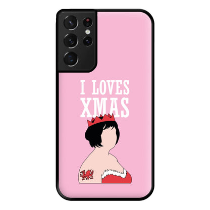 I Love Xmas Phone Case for Galaxy S21 Ultra