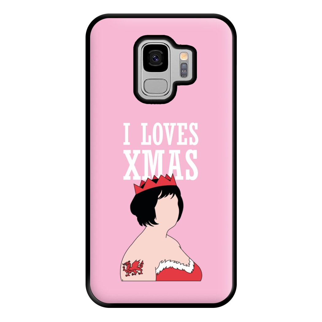 I Love Xmas Phone Case for Galaxy S9 Plus