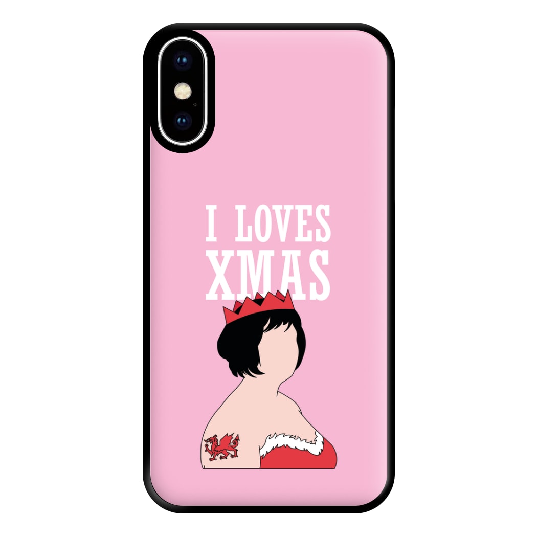 I Love Xmas Phone Case for iPhone XS Max