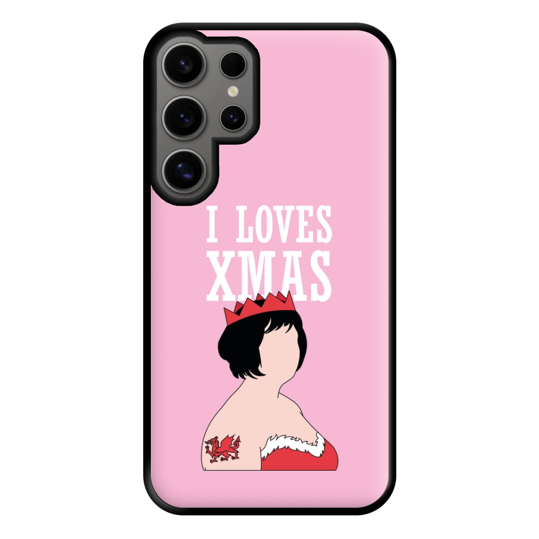 I Love Xmas Phone Case for Galaxy S24 Ultra