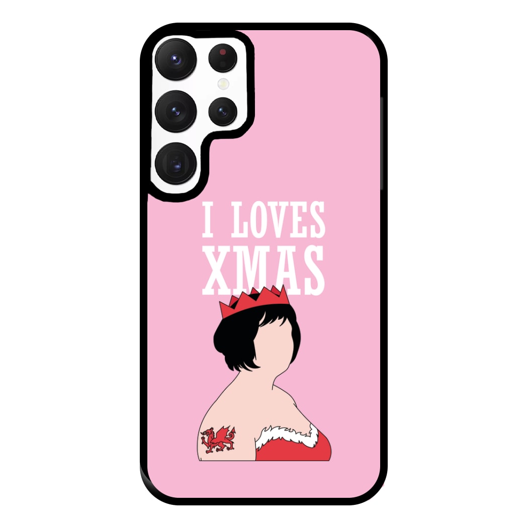 I Love Xmas Phone Case for Galaxy S22 Ultra