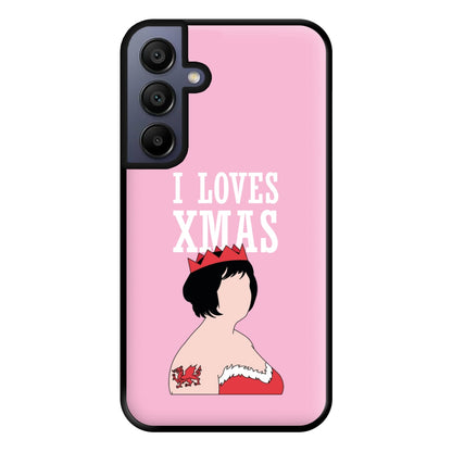 I Love Xmas Phone Case for Galaxy A15