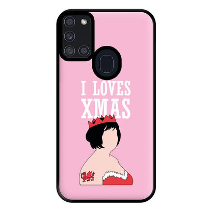 I Love Xmas Phone Case for Galaxy A21s