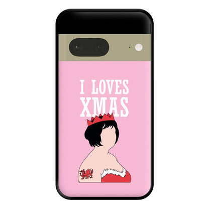 I Love Xmas Phone Case for Google Pixel 7a