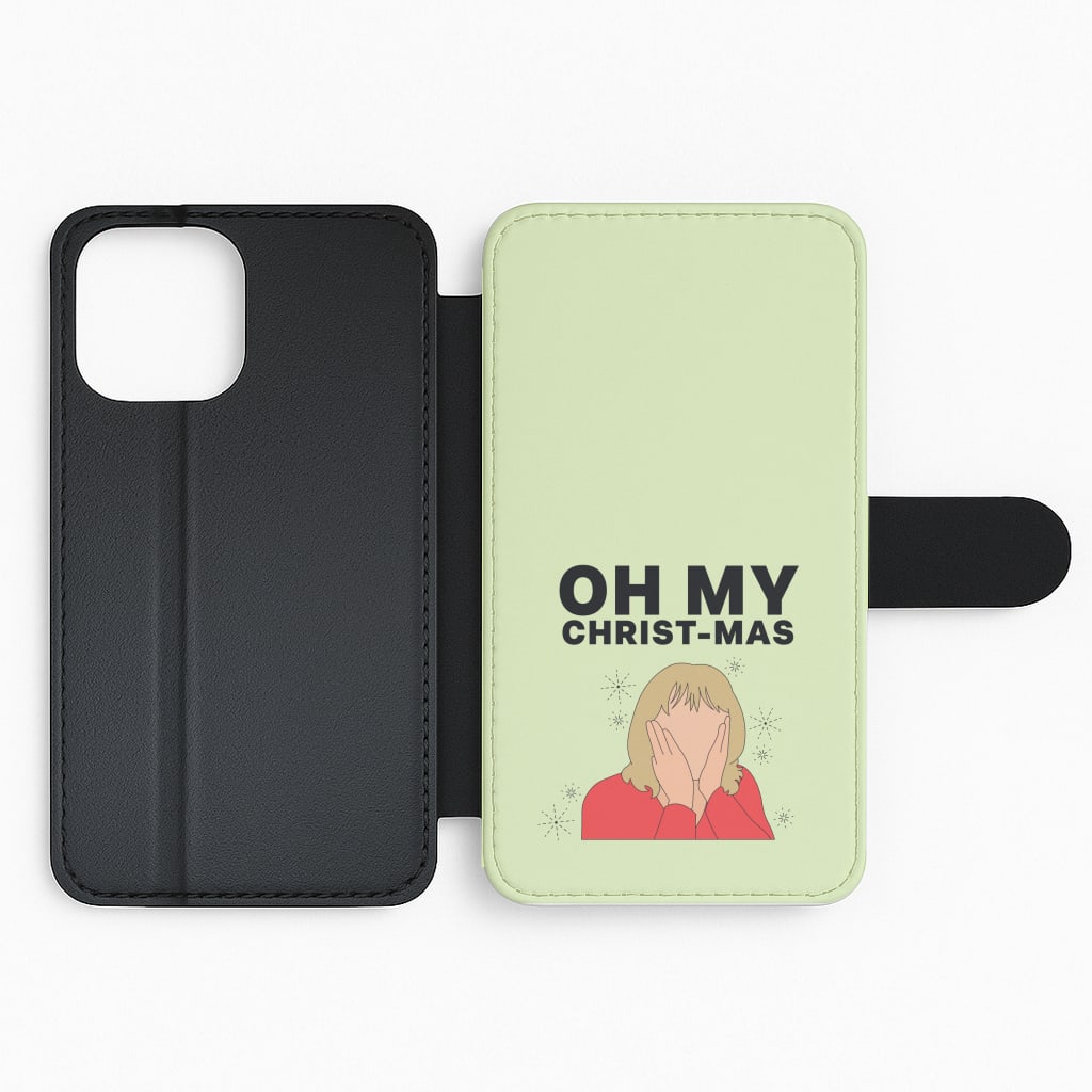 Oh My Christ-Mas Flip Phone Case