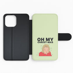 Oh My Christ-Mas Flip Phone Case