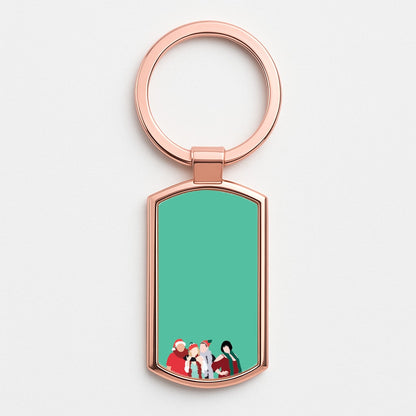Cast Rose Gold Keyring